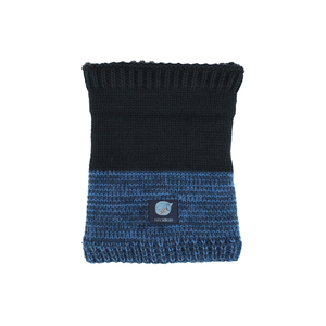 Calentador de Cuello Infantil Azul con Interior Peludito 20x 25 cm