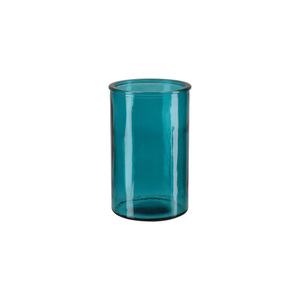 Vaso Vidrio con Color 7x11.3 cm