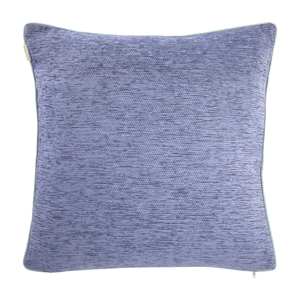Cojín con Funda Poliester Azul Violeta con Diseño Decorativo 45x45 cm.