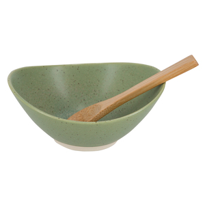 Bowl de porcelana con cuchara
