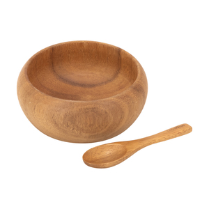 Bowl de madera acacia con cuchara